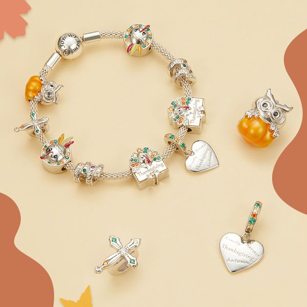 wostu thanksgiving gift charms 925 sterling silver colorful cz cross heart bead fit original bracelet pendant jewelry ctc339 q0531, Black
wostu thanksgiving gift charms 925 sterling silver colorful cz cross heart bead fit original bracelet pendant jewelry ctc339 q0531, Black
