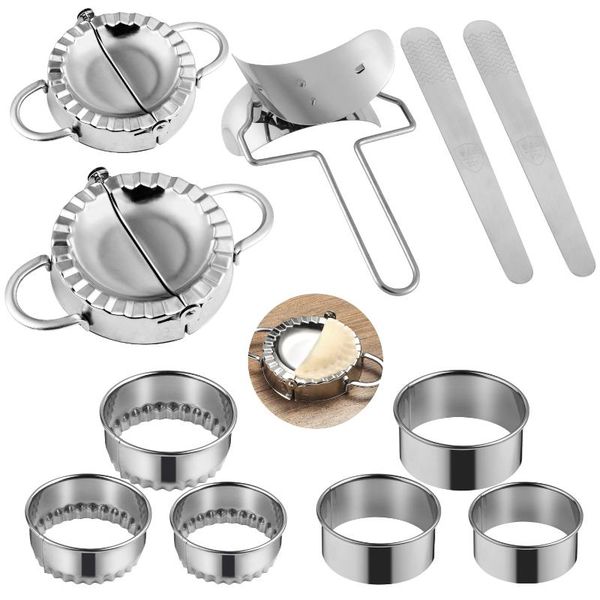 11pcs/set stainless steel dumpling maker wraper dough cutter pie ravioli dumpling maker mould stuffed spoon kitchen tools
11pcs/set stainless steel dumpling maker wraper dough cutter pie ravioli dumpling maker mould stuffed spoon kitchen tools