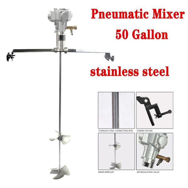 pneumatic tools 50 gallon mixer horizontal plate rung dope tank barrel stainless steel for glue ink
pneumatic tools 50 gallon mixer horizontal plate rung dope tank barrel stainless steel for glue ink