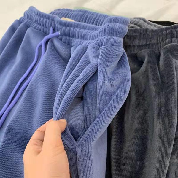 women's pants & capris oversized plush thickened leisure sports winter loose legged harlan wei 2021 women high waist wide leg, Black;white
women's pants & capris oversized plush thickened leisure sports winter loose legged harlan wei 2021 women high waist wide leg, Black;white