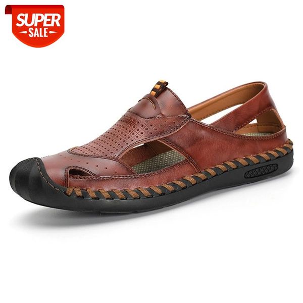 2020 men summer shoes casual outdoor beach sandals hollow out leather breathable sandals non-slip male beach shoes size 38-46 #vp0x, Black
2020 men summer shoes casual outdoor beach sandals hollow out leather breathable sandals non-slip male beach shoes size 38-46 #vp0x, Black