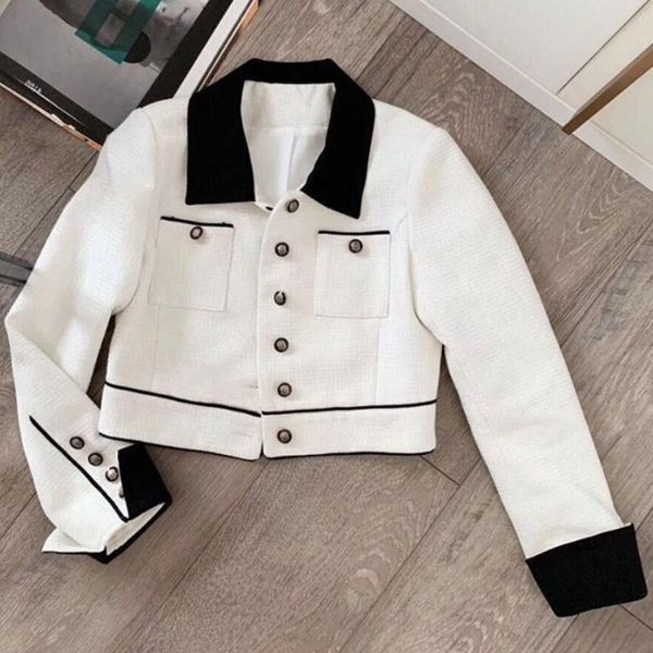 women's jackets lady jacket 2021 fall spring short style small fragrance coat color matching wild slim thin suit women lapel windcoat, Black;brown
women's jackets lady jacket 2021 fall spring short style small fragrance coat color matching wild slim thin suit women lapel windcoat, Black;brown