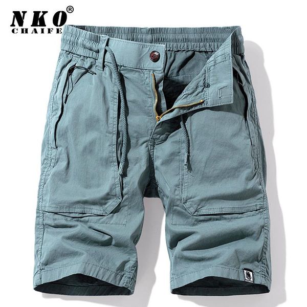 men's shorts cargo men 2021 summer fashion solid color cotton casual brand short pants multi-pocket tactical military, White;black
men's shorts cargo men 2021 summer fashion solid color cotton casual brand short pants multi-pocket tactical military, White;black