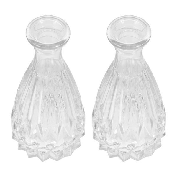 storage bottles & jars 2pcs glass vases home deskplant holders flower display containers (transparent)
storage bottles & jars 2pcs glass vases home deskplant holders flower display containers (transparent)