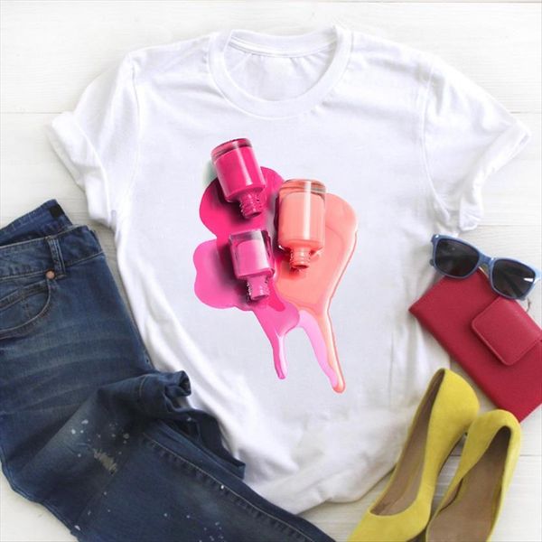 3d fingernail fashion 90s kawaii womens t shirt punk tumblr summer clothes graphic, White
3d fingernail fashion 90s kawaii womens t shirt punk tumblr summer clothes graphic, White