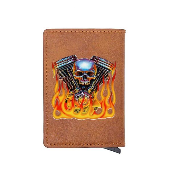 card holders cool black skull design holder wallets men women rfid leather short purse slim mini wallet steampunk small money bag, Brown;gray
card holders cool black skull design holder wallets men women rfid leather short purse slim mini wallet steampunk small money bag, Brown;gray