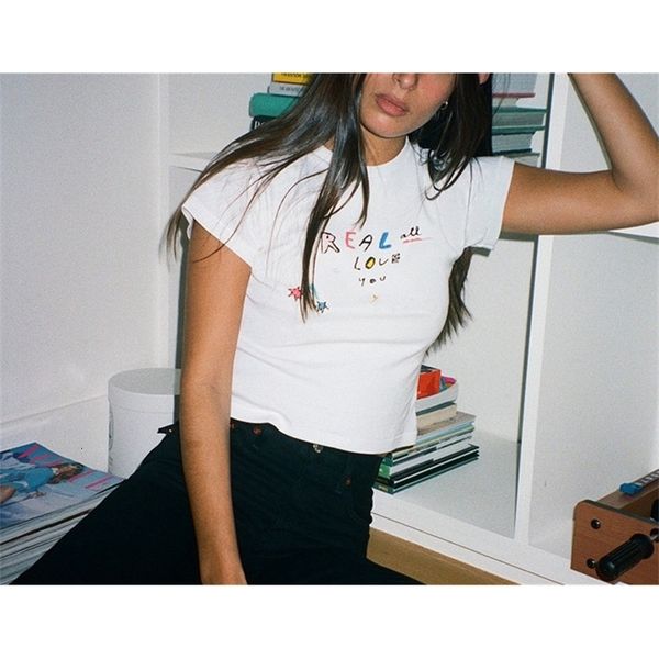2021 summer new fun letters graffiti printing basic short-sleeved round neck t-shirt women p6jg, White
2021 summer new fun letters graffiti printing basic short-sleeved round neck t-shirt women p6jg, White