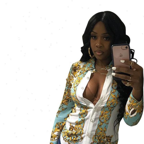 women 2021 new long sleeve vintage print turn down neck blouses shirts autumn winter fashion a8017, White
women 2021 new long sleeve vintage print turn down neck blouses shirts autumn winter fashion a8017, White