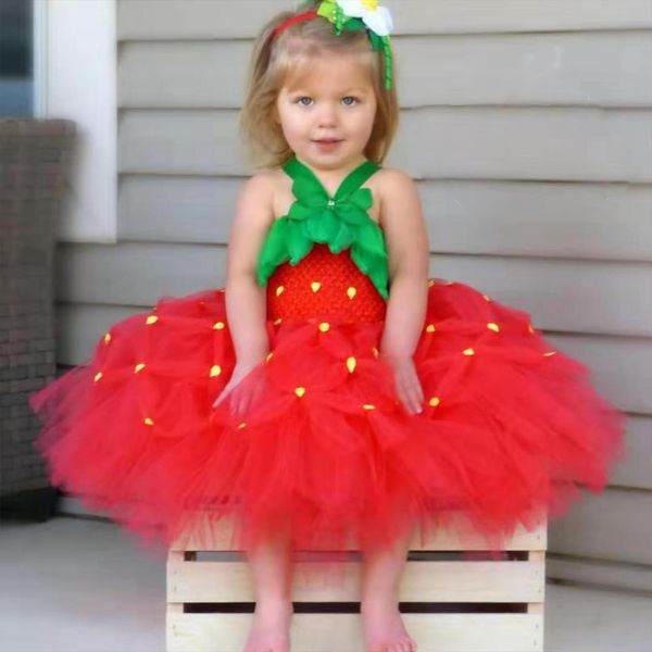 strawberry baby girls newborn girl dress lace princess for 1st year birthday christmas costume infant party, Red;yellow
strawberry baby girls newborn girl dress lace princess for 1st year birthday christmas costume infant party, Red;yellow