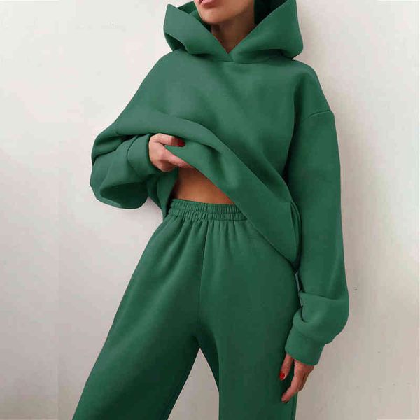 women's two piece pants autumn tracksuit casual warm plus fleece hooded sweatshirts suit oversized loose hoodies sets sports outfit 1n7, White
women's two piece pants autumn tracksuit casual warm plus fleece hooded sweatshirts suit oversized loose hoodies sets sports outfit 1n7, White