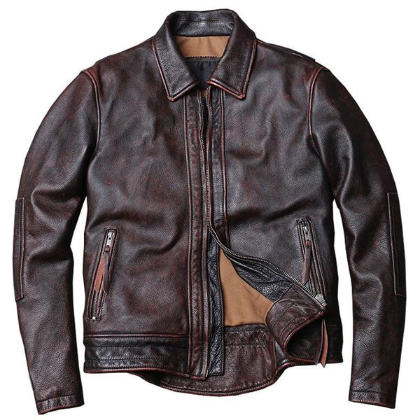 men's leather & faux automotive genuine jacket coat for men vintage motorcycle cowhide european tuxedo dress suit coats 5xl streetwear, Black
men's leather & faux automotive genuine jacket coat for men vintage motorcycle cowhide european tuxedo dress suit coats 5xl streetwear, Black