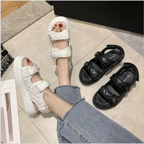 sandals women 2021 new fairy style thick bottom solid color flat bottom casual female sandals, Black
sandals women 2021 new fairy style thick bottom solid color flat bottom casual female sandals, Black