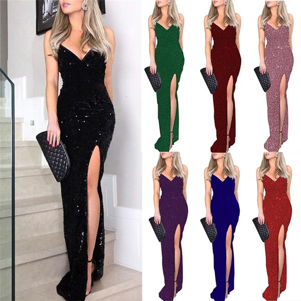 2021 new women deep v-neck sequins wrap ruched sleeveless nightclub party robe longue femme fashion split maix long vestidos pqwf, Black;gray
2021 new women deep v-neck sequins wrap ruched sleeveless nightclub party robe longue femme fashion split maix long vestidos pqwf, Black;gray