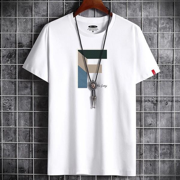 men's t-shirts 2021 summer trendy short-sleeve t-shirt plus size youth tide round neck for male casual letter printing top, White;black
men's t-shirts 2021 summer trendy short-sleeve t-shirt plus size youth tide round neck for male casual letter printing top, White;black