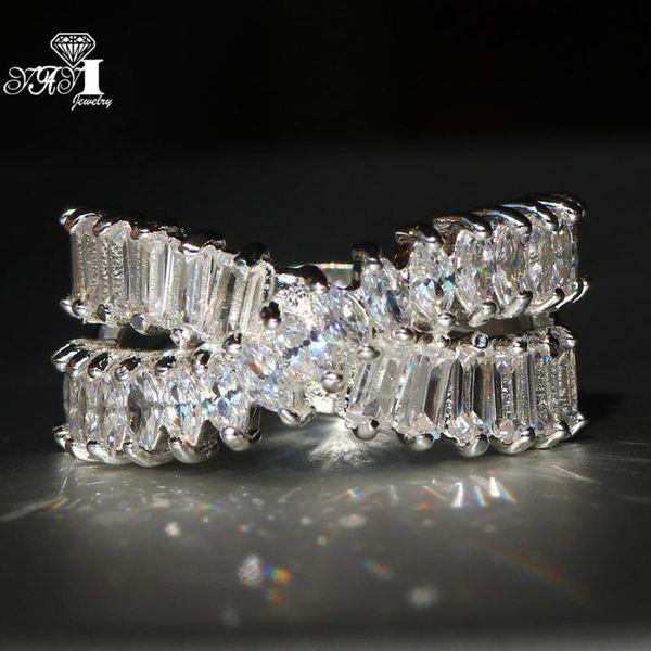 cluster rings yayi fine jewelry fashion princess claw set cut white cubic zirconia silver color engagement wedding party lovers gift, Golden;silver
cluster rings yayi fine jewelry fashion princess claw set cut white cubic zirconia silver color engagement wedding party lovers gift, Golden;silver