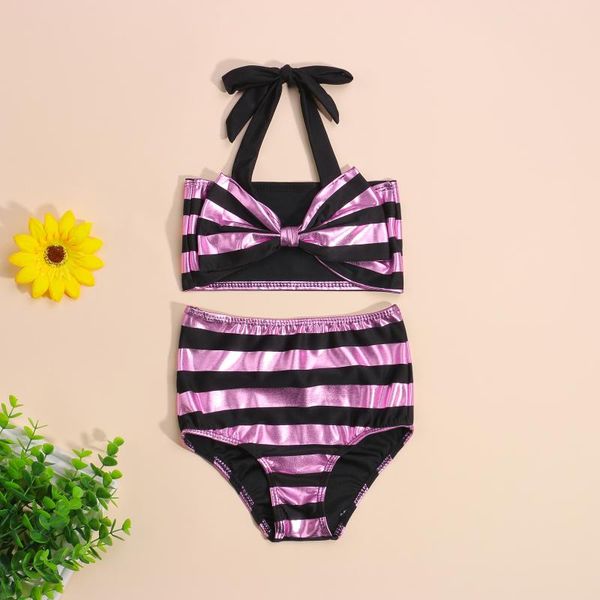 one-piece suits 0-24m infant baby girl striped two-piece swimsuits summer toddlers kids swimwear bowknot halter lacing +high waist short
one-piece suits 0-24m infant baby girl striped two-piece swimsuits summer toddlers kids swimwear bowknot halter lacing +high waist short