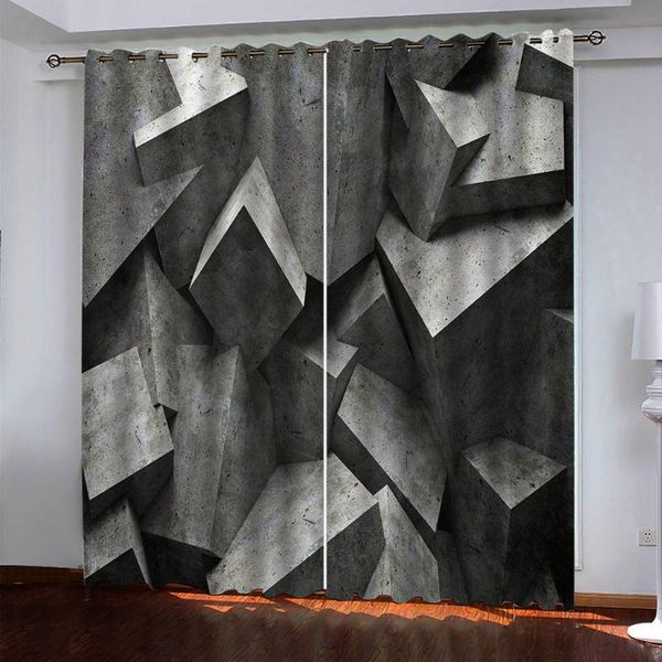 curtain & drapes 3d blackout curtains for living room bedding grey brick window bedroom customized size
curtain & drapes 3d blackout curtains for living room bedding grey brick window bedroom customized size