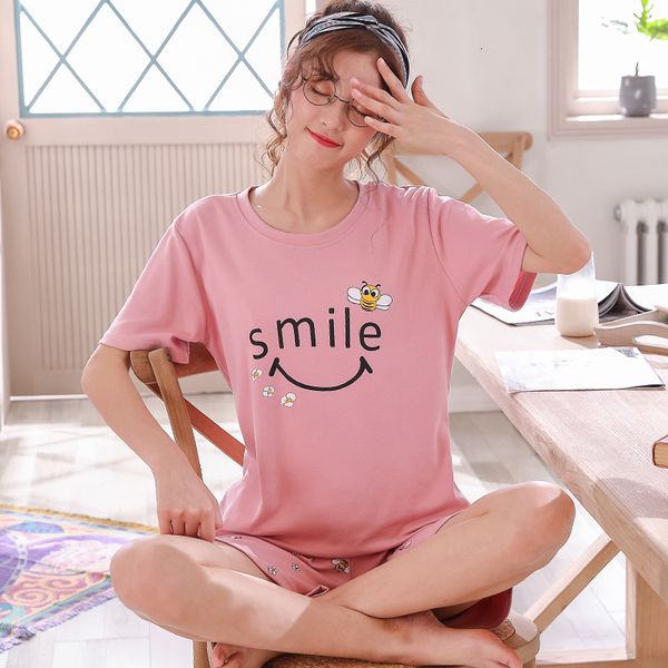 plus size 3xl summer pajamas set women pyjamas femme sleepwear night suit pijama mujer home wear female loose cartoon nightwear 592b, Black;red
plus size 3xl summer pajamas set women pyjamas femme sleepwear night suit pijama mujer home wear female loose cartoon nightwear 592b, Black;red