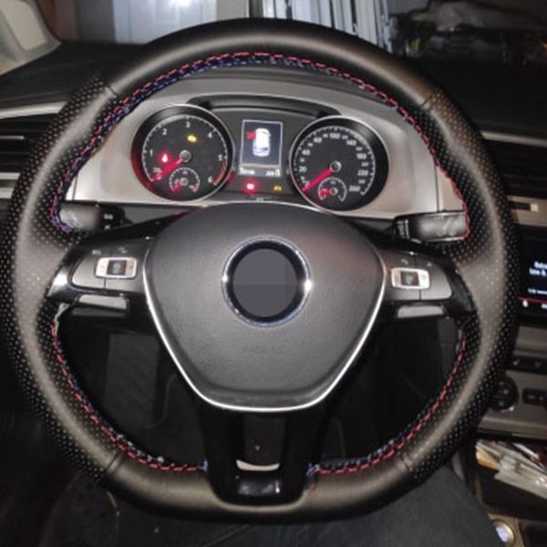 diy black artificial leather car steering wheel cover for vw golf 7 mk7 new polo jetta passat b8
diy black artificial leather car steering wheel cover for vw golf 7 mk7 new polo jetta passat b8