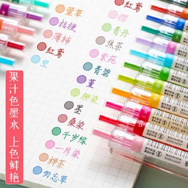 gel pens 24 colors pen 0.5mm press-type mixed candy color hand account juice with extra refills
gel pens 24 colors pen 0.5mm press-type mixed candy color hand account juice with extra refills