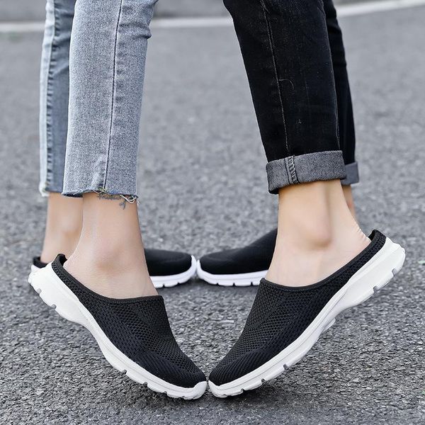 slippers reetene summer mesh men slip on casual shoes for couple lightweight comfortable footwear outdoor flats sandals, Black
slippers reetene summer mesh men slip on casual shoes for couple lightweight comfortable footwear outdoor flats sandals, Black