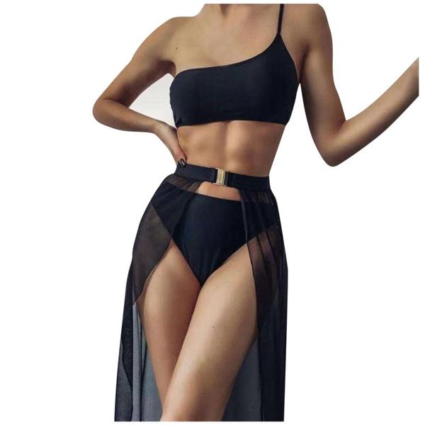 women's swimwear swimming suit for women solid bikinis three piece holiday split swimsuit female spring bathing beachwear, White;black
women's swimwear swimming suit for women solid bikinis three piece holiday split swimsuit female spring bathing beachwear, White;black
