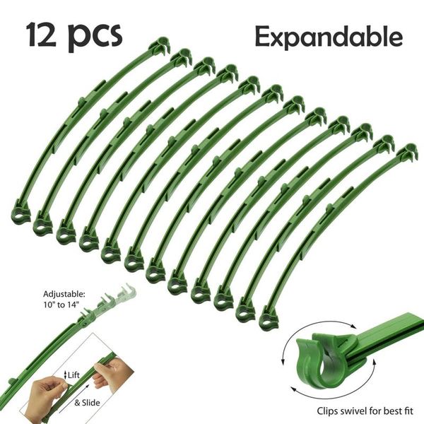 other garden supplies 12pcs reusable expandable trellis connectors tools tomato cages arm adjustable plastic vegetable connecting rod
other garden supplies 12pcs reusable expandable trellis connectors tools tomato cages arm adjustable plastic vegetable connecting rod