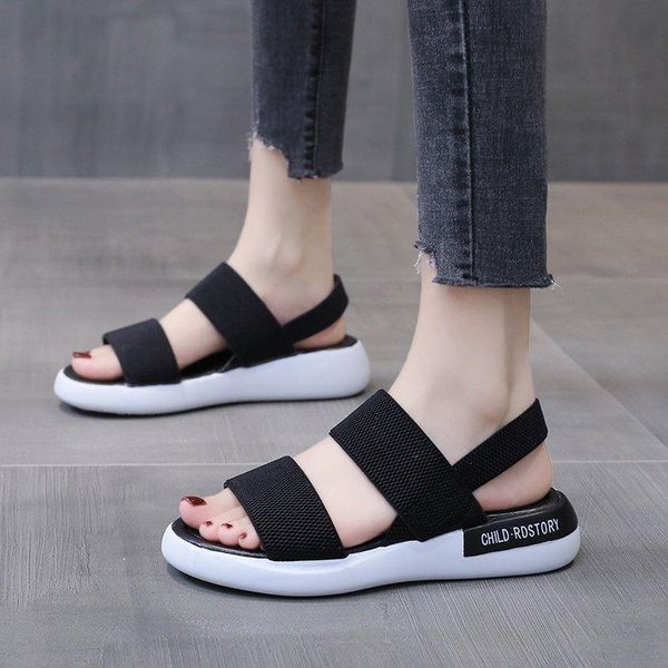 sandals women's summer open toe stretch woven breathable one line beach versatile comfortable non slip roman, Black
sandals women's summer open toe stretch woven breathable one line beach versatile comfortable non slip roman, Black