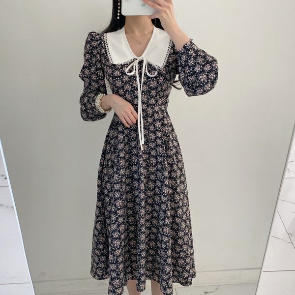 casual dresses french style women's spring and summer shirt fashion print retro bow long sleeve party qbhr, Black;gray
casual dresses french style women's spring and summer shirt fashion print retro bow long sleeve party qbhr, Black;gray