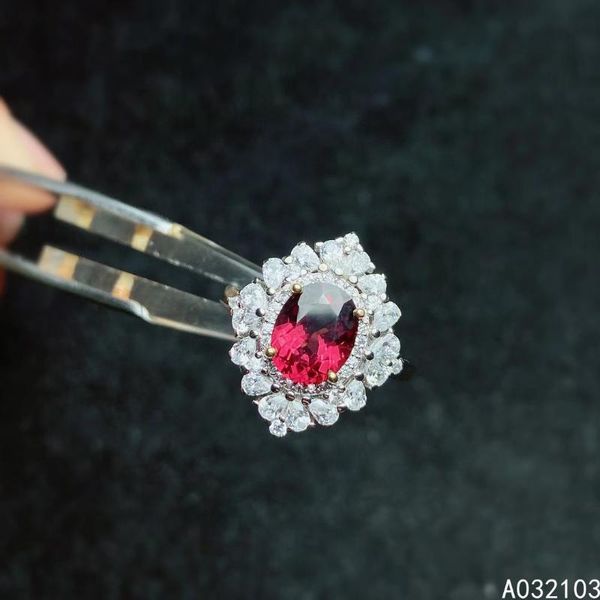cluster rings kjjeaxcmy fine jewelry 925 sterling silver inlaid natural pyrope garnet women's exquisite flower adjustable gem ring supp, Golden;silver
cluster rings kjjeaxcmy fine jewelry 925 sterling silver inlaid natural pyrope garnet women's exquisite flower adjustable gem ring supp, Golden;silver