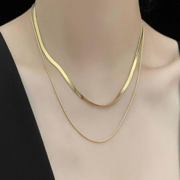 chains punki a set of 3 pieces snake bone chain wide flat layered metal retro fashion personality necklace ladies jewelry gift, Silver
chains punki a set of 3 pieces snake bone chain wide flat layered metal retro fashion personality necklace ladies jewelry gift, Silver