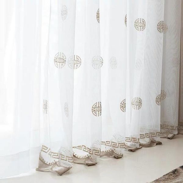 curtain & drapes chinese classical ingot embroidery sheer for living room bedroom quality lace tulle kitchen door custom#4
curtain & drapes chinese classical ingot embroidery sheer for living room bedroom quality lace tulle kitchen door custom#4