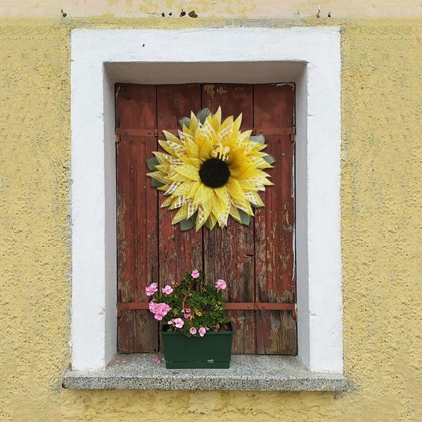 artificial flowers simulation door decoration bee sunflower wreaths and garlands hanging garland pendants wedding decor
artificial flowers simulation door decoration bee sunflower wreaths and garlands hanging garland pendants wedding decor