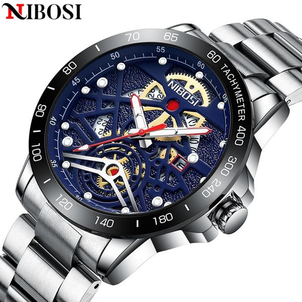 wristwatches nibosi men watches sport business quartz wristwatch big dial luxury clock watch for mens waterproof chronograph reloj hombre, Slivery;brown
wristwatches nibosi men watches sport business quartz wristwatch big dial luxury clock watch for mens waterproof chronograph reloj hombre, Slivery;brown
