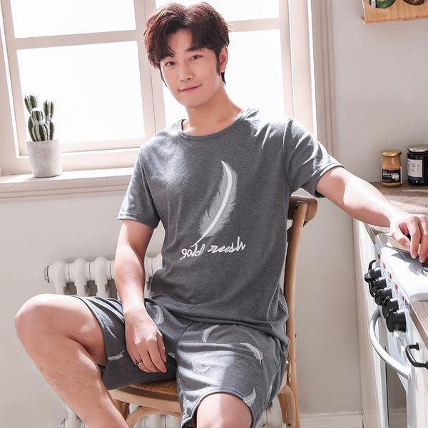 summer cotton print pajama sets male sleepwear short sleeve pajamas pijama hombre plus size cartoon pyjamas men pajamas homewear, Black;brown
summer cotton print pajama sets male sleepwear short sleeve pajamas pijama hombre plus size cartoon pyjamas men pajamas homewear, Black;brown