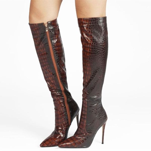 boots in stock stone print women winter knee high short stiletto heel shoes zip customized big size 47, Black
boots in stock stone print women winter knee high short stiletto heel shoes zip customized big size 47, Black