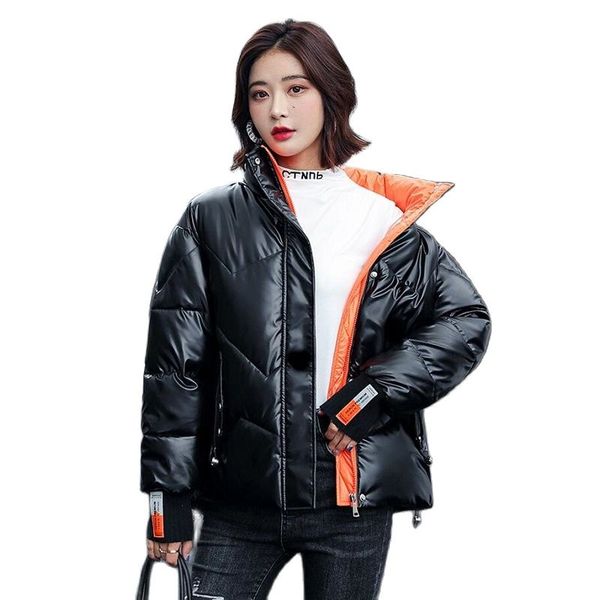 down jacket womens the short down jacket winter light leather coat women winter jacket overcoat, Black
down jacket womens the short down jacket winter light leather coat women winter jacket overcoat, Black