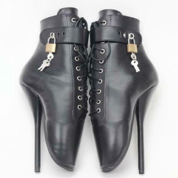 boots ladies 18cm high heel imprisoned ballet metal lock buckle cosplay custom made colors plus size 2021, Black
boots ladies 18cm high heel imprisoned ballet metal lock buckle cosplay custom made colors plus size 2021, Black