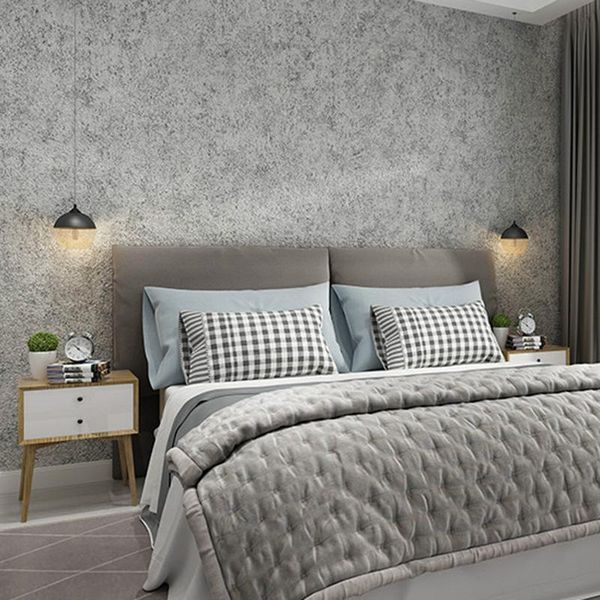 wallpapers grey textured vintage solid color wallpaper roll pvc cement wall paper for bedroom living room
wallpapers grey textured vintage solid color wallpaper roll pvc cement wall paper for bedroom living room