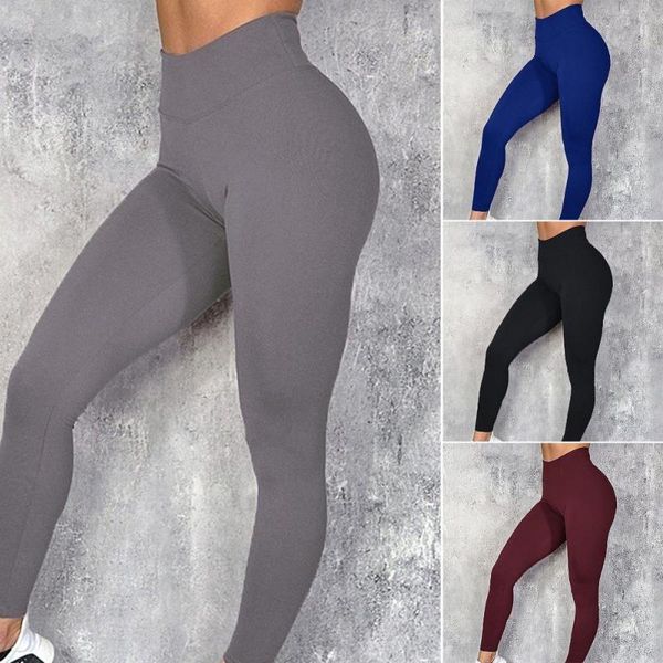 yoga outfit women solid color high waist hip lift skinny gym leggings pants trousers
yoga outfit women solid color high waist hip lift skinny gym leggings pants trousers