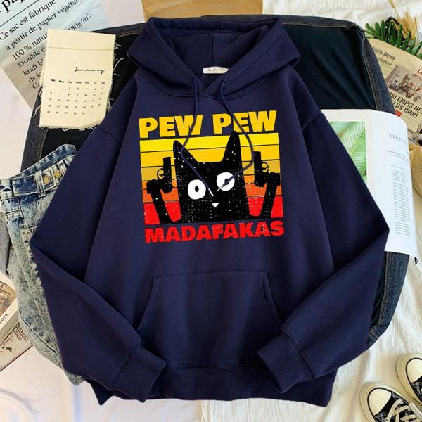 men's hoodies & sweatshirts double gun cat pew madafakas male pullovers loose street fashion tracksuit comfortable hoodie, Black
men's hoodies & sweatshirts double gun cat pew madafakas male pullovers loose street fashion tracksuit comfortable hoodie, Black