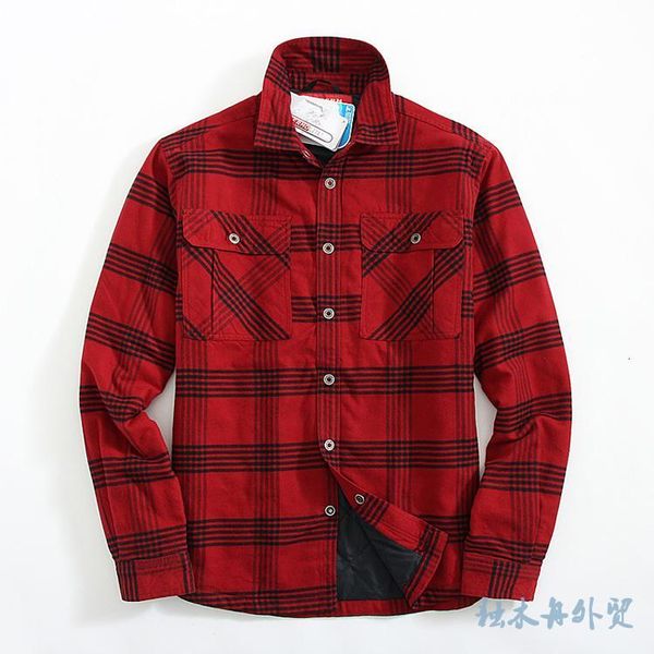2021 new men flannel plaid cotton-padded thermal shirts mens winter shirt camisa cuadros usa plus size m-2xl t6l1, White;black
2021 new men flannel plaid cotton-padded thermal shirts mens winter shirt camisa cuadros usa plus size m-2xl t6l1, White;black