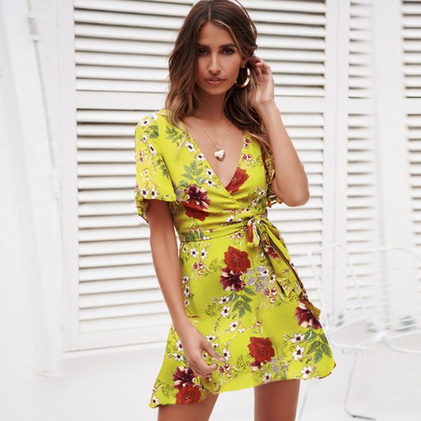 2021 new v-neck print elegant vestido de festa woman fashion bandage vestidos robe femme women casual beach es db0x, Black;gray
2021 new v-neck print elegant vestido de festa woman fashion bandage vestidos robe femme women casual beach es db0x, Black;gray