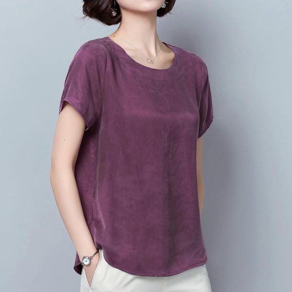 women's blouses & shirts 2021 summer casual loose half sleeve o neck 4xl women big size cupro silk lady monther's, White
women's blouses & shirts 2021 summer casual loose half sleeve o neck 4xl women big size cupro silk lady monther's, White