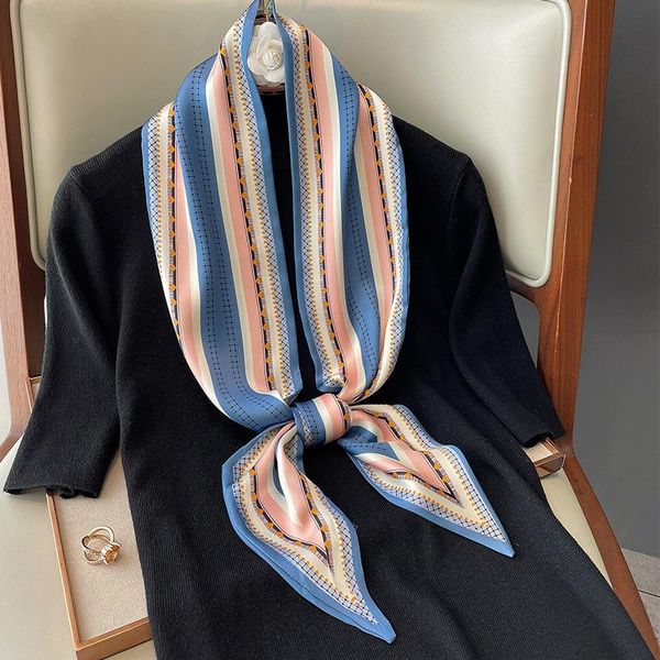 scarves 2021 fashion silk scarf women neck long office lady shawl bandana female hairbands luxury striped double spring scarfs, Blue;gray
scarves 2021 fashion silk scarf women neck long office lady shawl bandana female hairbands luxury striped double spring scarfs, Blue;gray