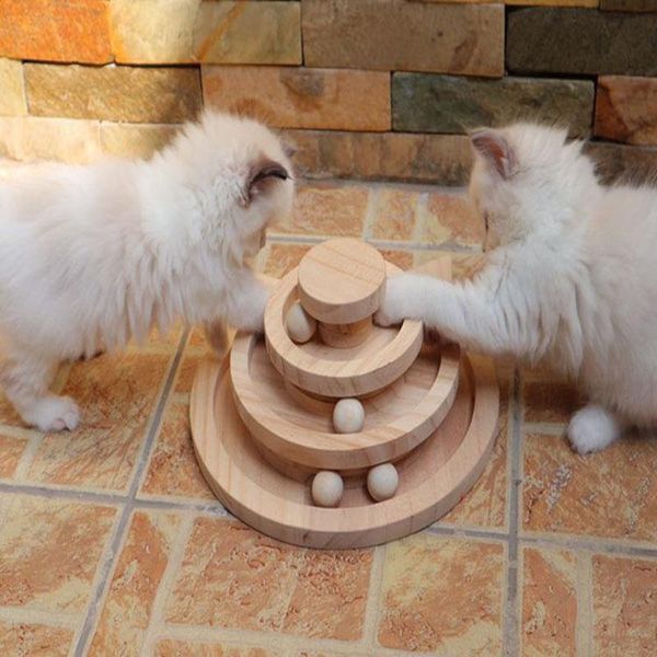 cat toys wooden 2/3 levels pet toy tower tracks disc intelligence amusement triple play ball training
cat toys wooden 2/3 levels pet toy tower tracks disc intelligence amusement triple play ball training