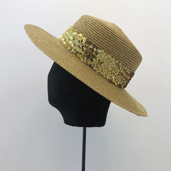 2021 new women wide brim summer elegant ladies glitter sequin band beach floppy uv protection sun hat for wedding church derby 3hzc, Blue;gray
2021 new women wide brim summer elegant ladies glitter sequin band beach floppy uv protection sun hat for wedding church derby 3hzc, Blue;gray