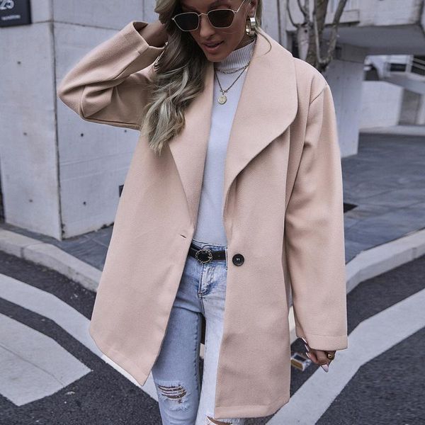 women's wool & blends trend womens coat trench jacket ladies solid color warm slim long overcoat outwear autumn winter simple clothes m, Black
women's wool & blends trend womens coat trench jacket ladies solid color warm slim long overcoat outwear autumn winter simple clothes m, Black