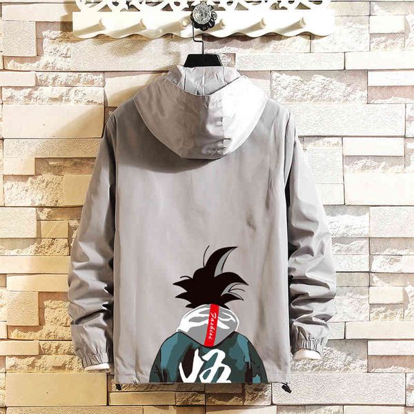 jacket men's loose hooded 2021 spring and autumn cartoon printed student korean version clothes, Black;brown
jacket men's loose hooded 2021 spring and autumn cartoon printed student korean version clothes, Black;brown