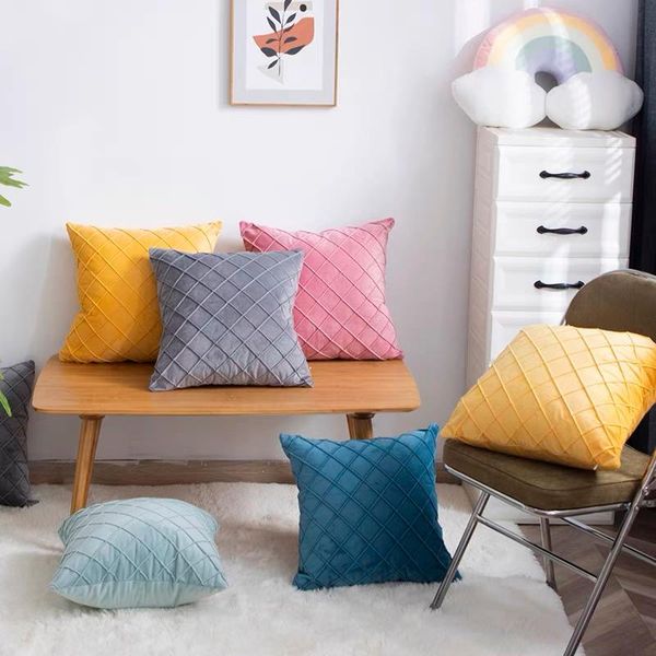 pillow case rhombic velvet cushion cover geometric striped throw covers soft cozy bed sofa shams home decorative pillowcase
pillow case rhombic velvet cushion cover geometric striped throw covers soft cozy bed sofa shams home decorative pillowcase